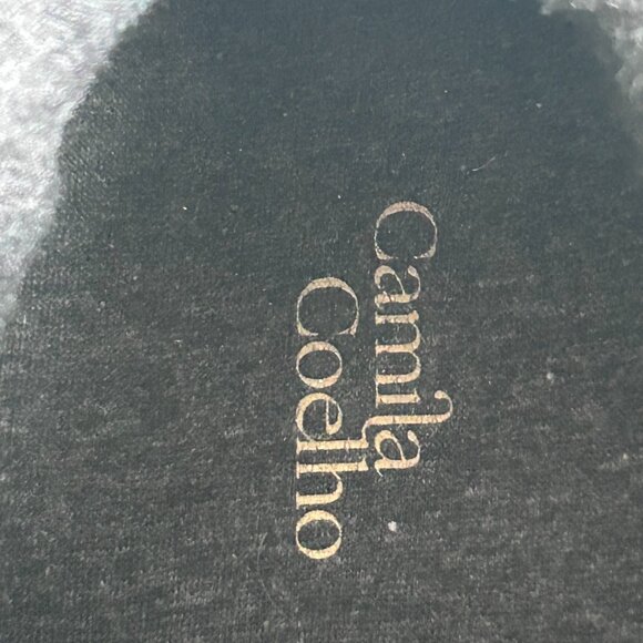 Camila Coelho Bastion Leopard Velcro Closure Sneakers Size 6.5 Vegan Pony Hair - Picture 4 of 14